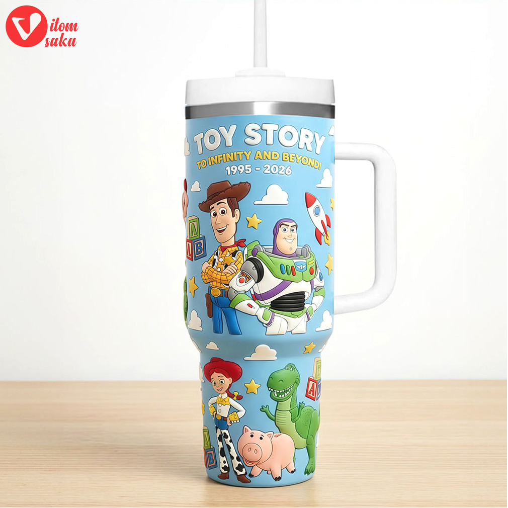 Toy story to infinity and beyond 30th anniversary 40oz tumbler with handle