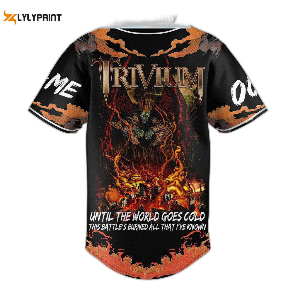 Trivium baseball jersey for men women, dying in your arms jersey