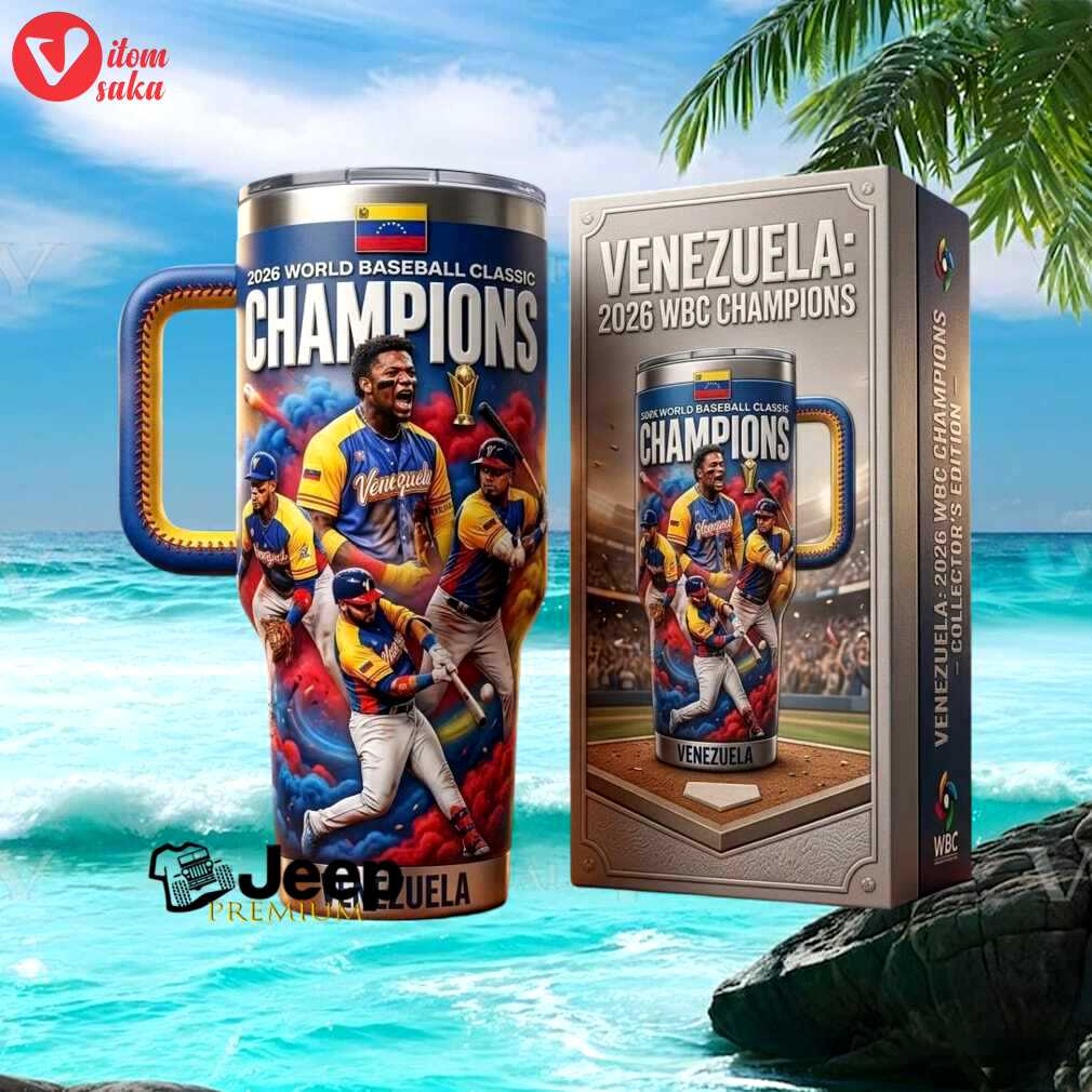 Venezuela 2026 world baseball classic wbc champions collector edition gifts for fans stainless steel insulated tumbler