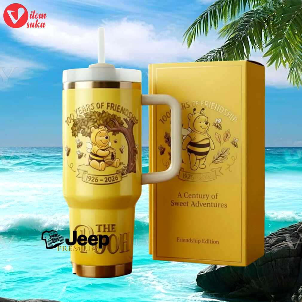 Winnie the pooh 100 years of friendship 1926 2026 special edition 40oz tumbler