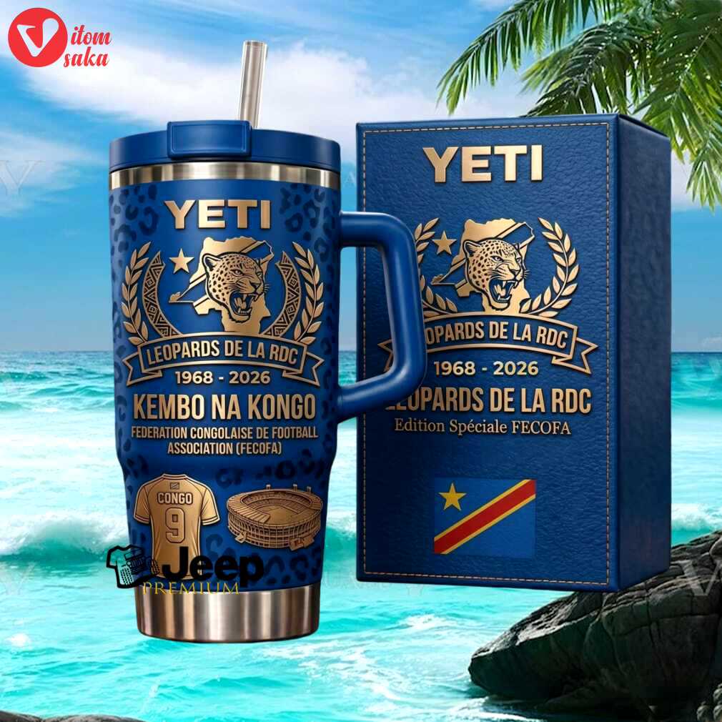 Yeti leopards de la rdc congo football federation special edition tumbler.jfif