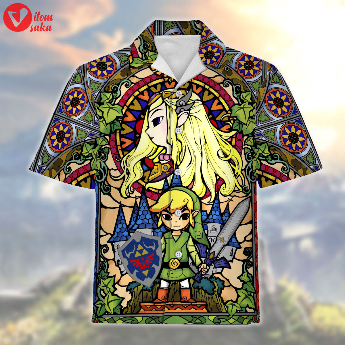 Zelda windwaker hawaiian shirt – stormmerch exclusive