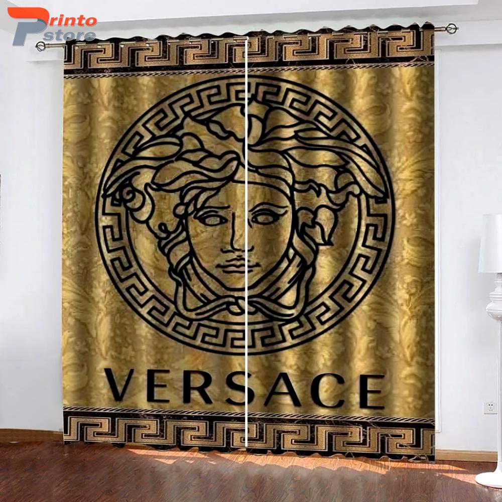 Versace luxury window curtain curtain for child bedroom living room