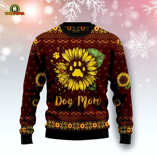 Dog mom t289 ugly christmas sweater