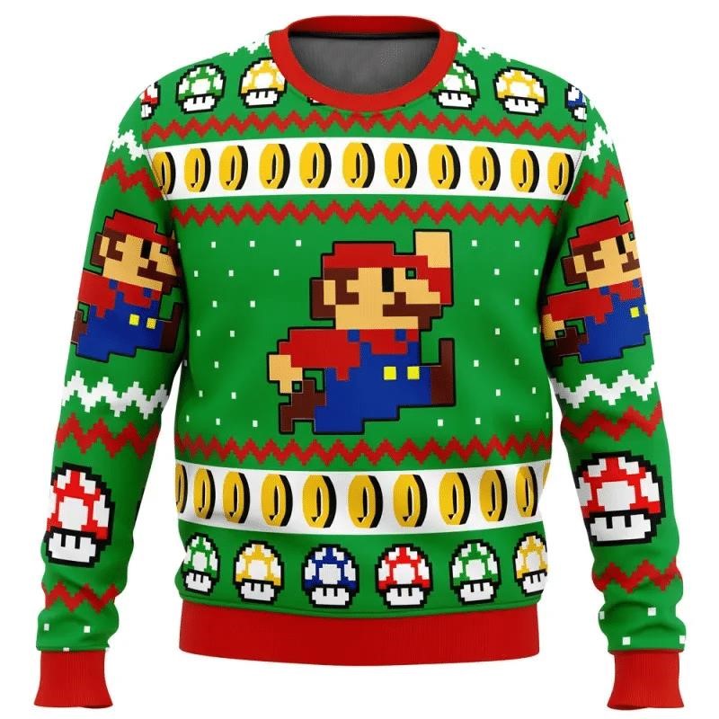 Classic Super Mario Nintendo Ugly Christmas Sweater