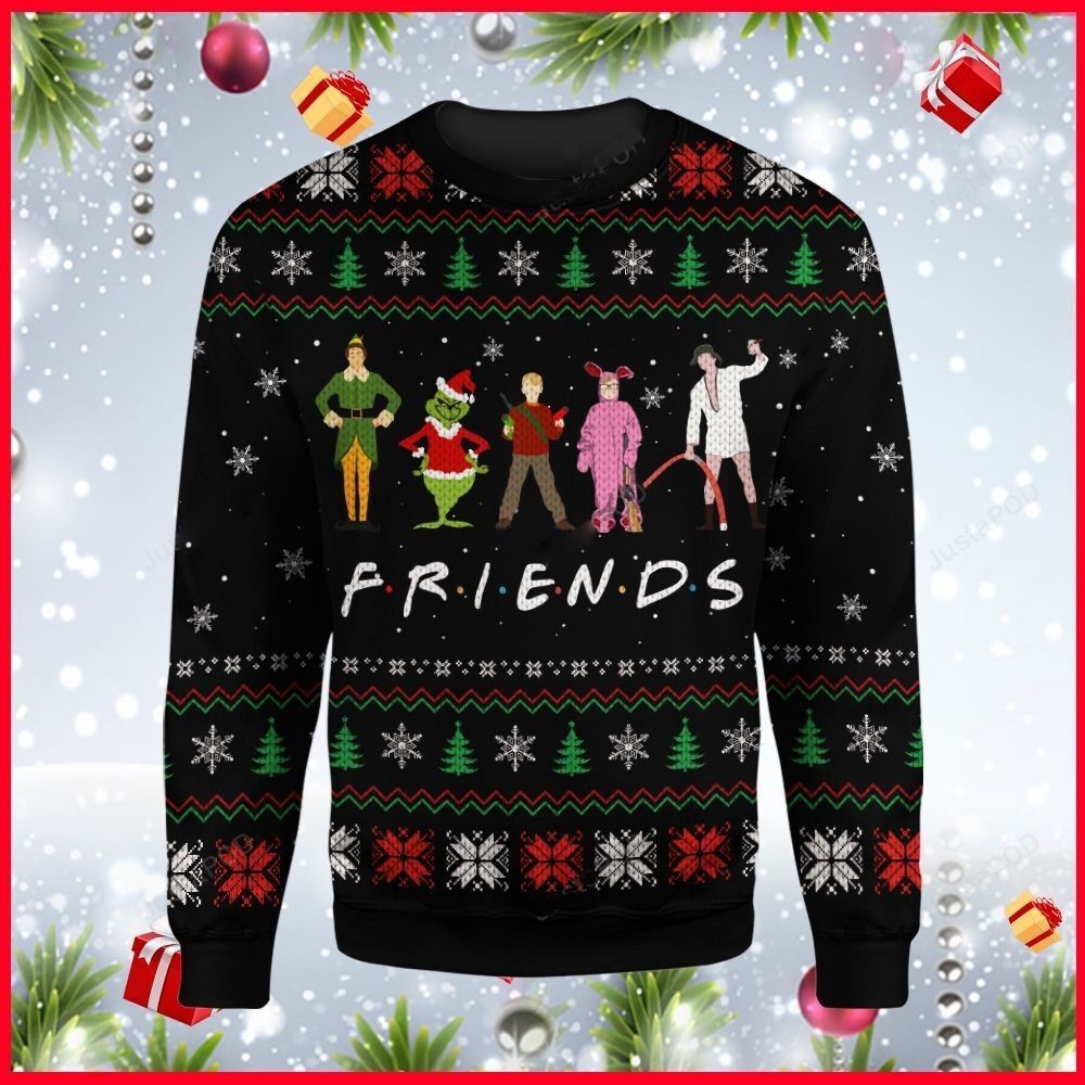 Grinch And Friends Ugly Chrismas Sweater