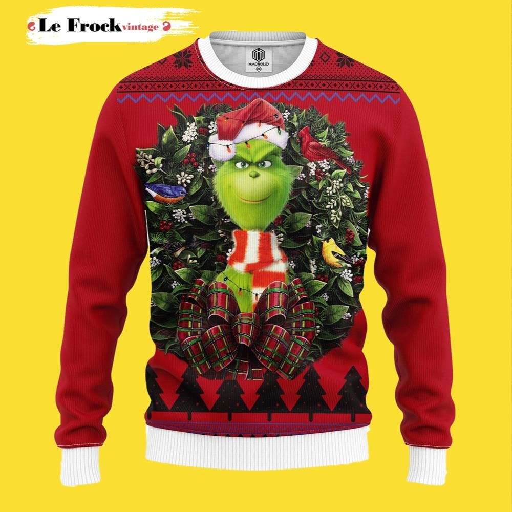 The Grinch Noel Mc Grinch Ugly Christmas Sweaters
