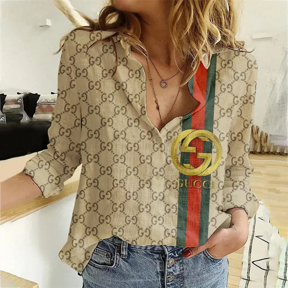 Gucci Bootleg Streetwear Graphic Top 2025 – Vintage Beige Style