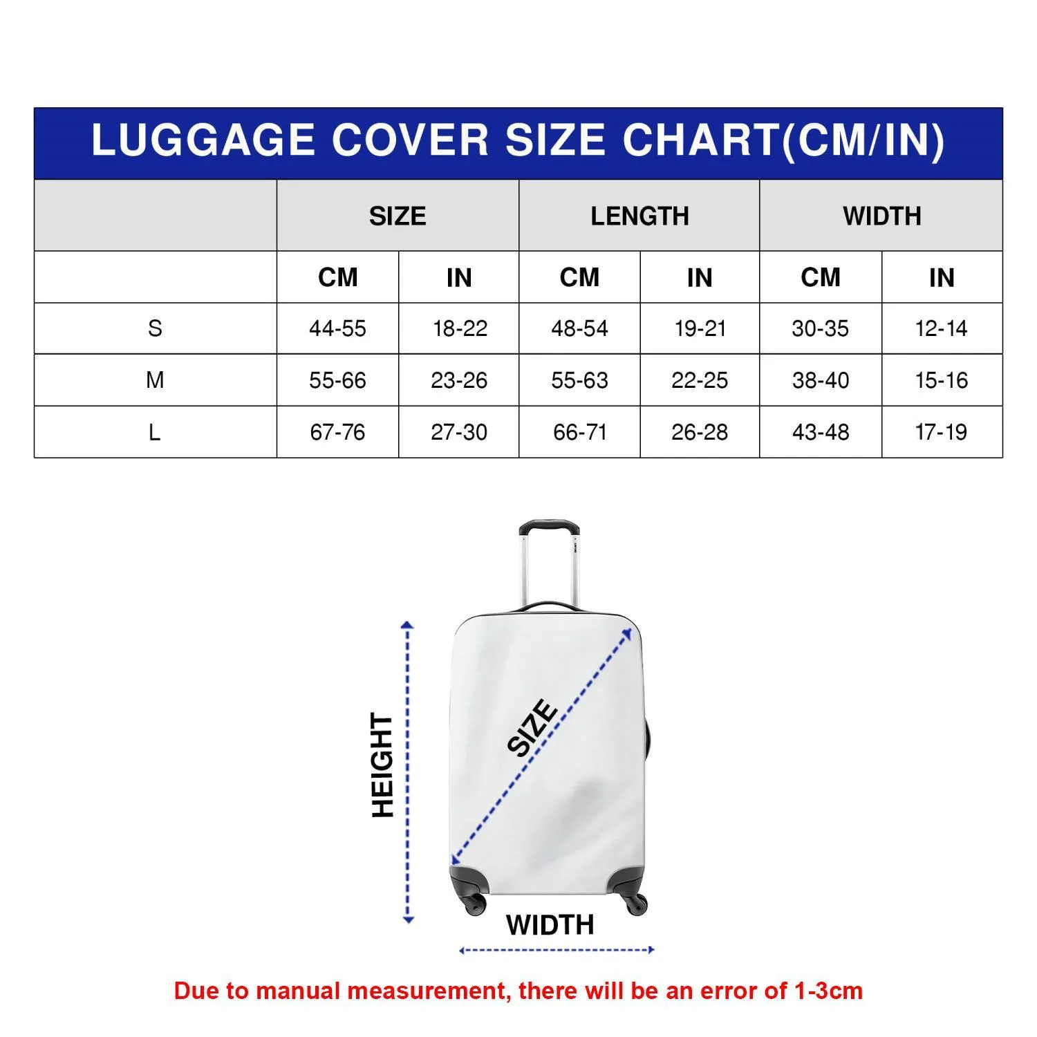 AURELYN TRAVEL Monogram Luxe Luggage Cover for Women Gift Elegant Travel