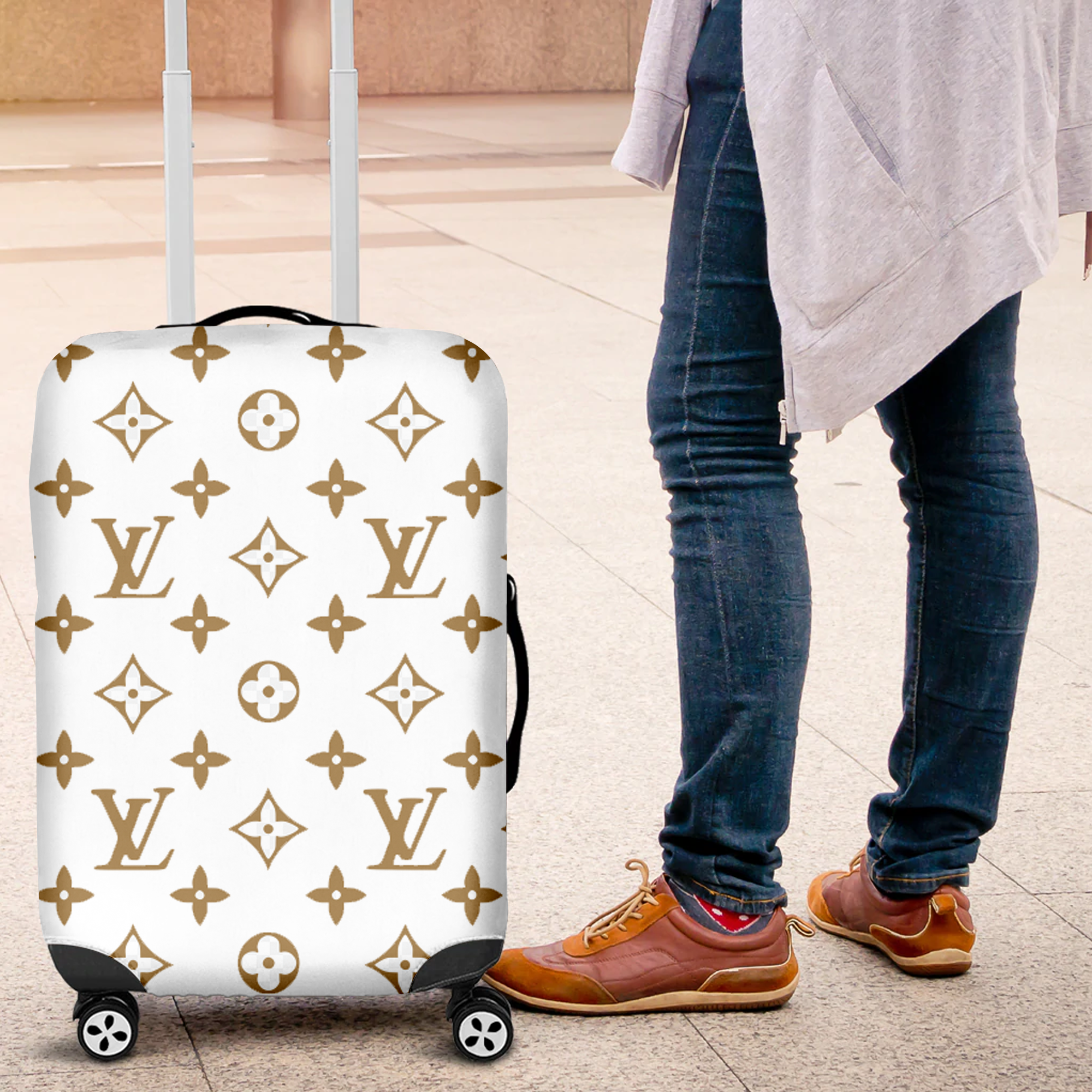 AURELYN TRAVEL Luxury Monogram Luggage Cover Elegant Gift for Women