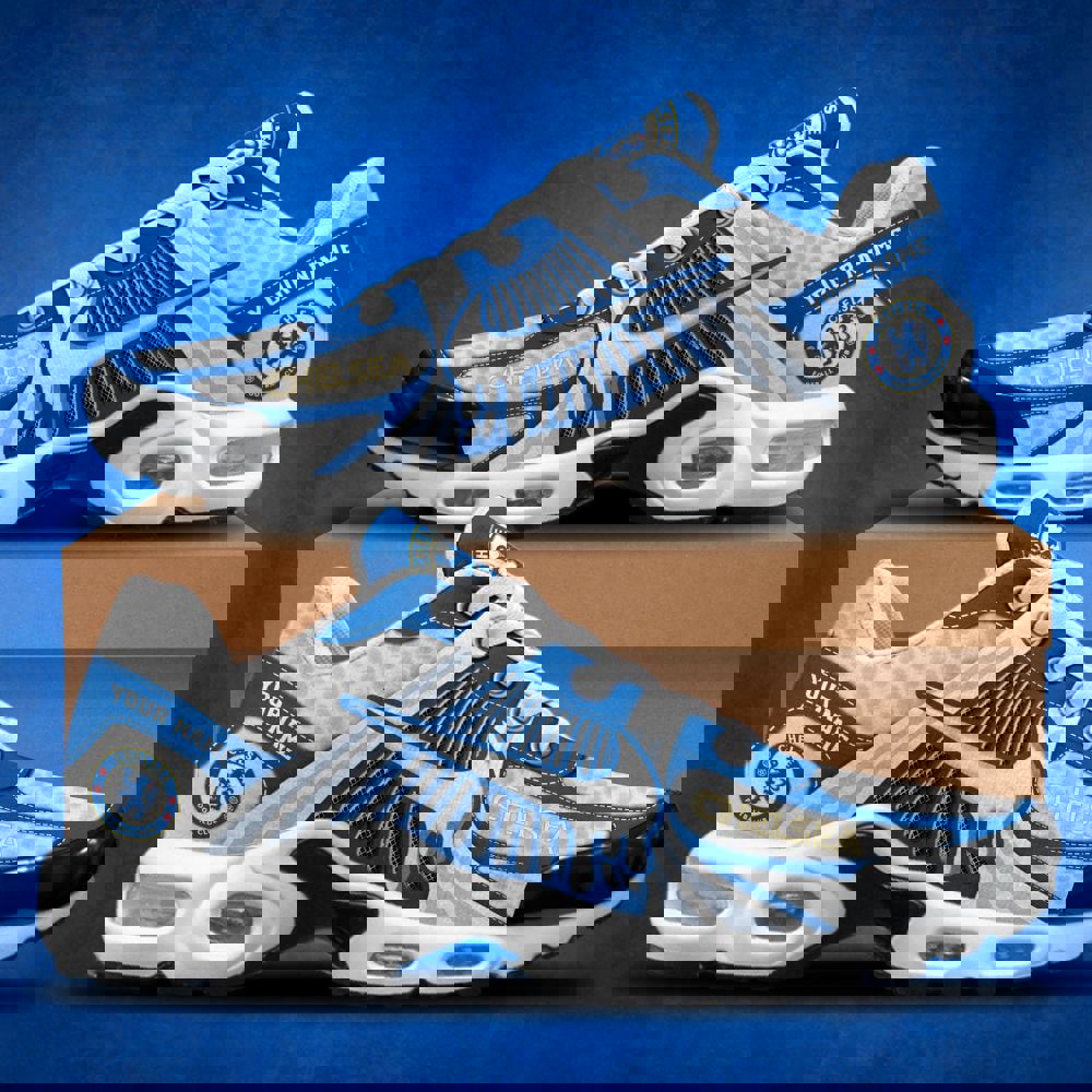 2025 Blue and White Mesh Runner with Custom Name Panel