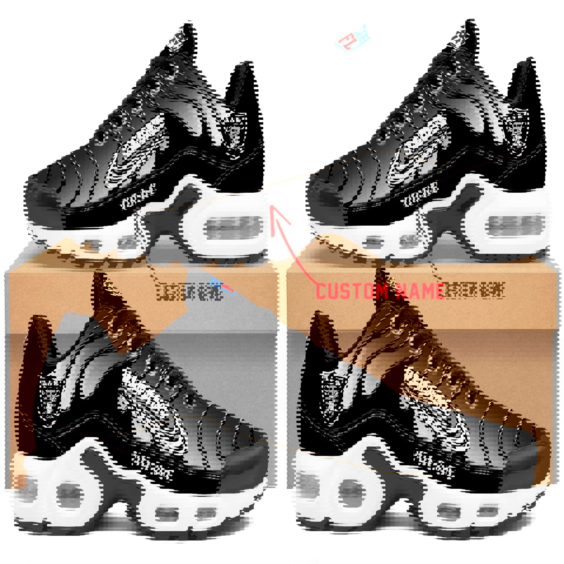 2025 Monochrome Flame Runner with Black Air Sole