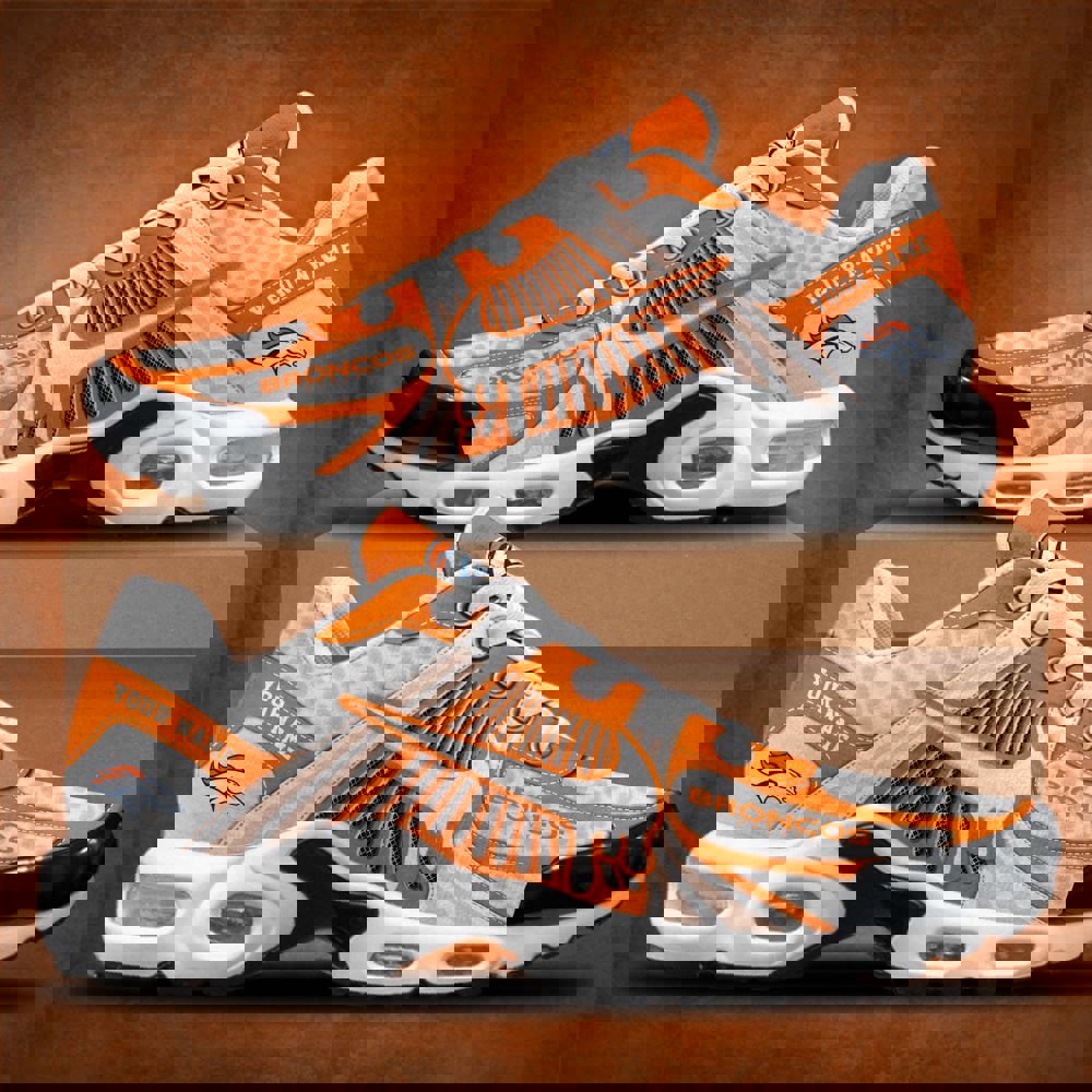 2025 Orange and White Mesh Runner with Custom Detail