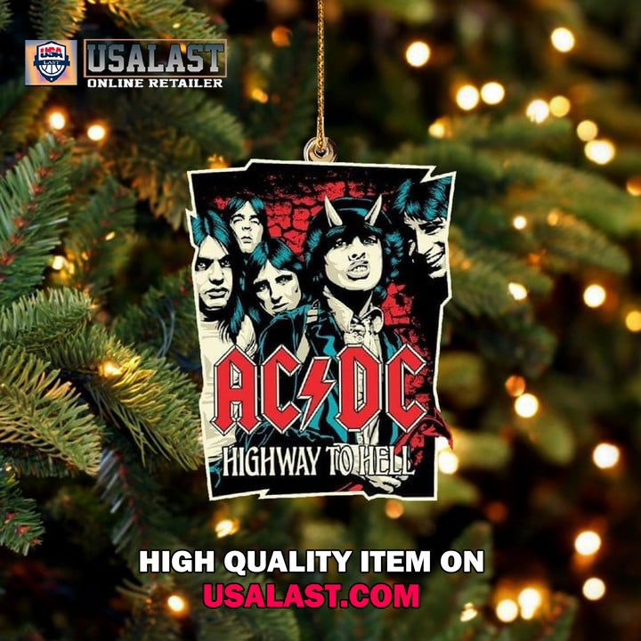 AC/DC Christmas Ornament