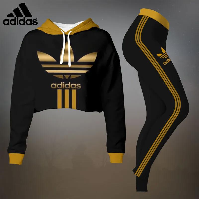 Adidas Iconic Premium Hoodie & Leggings Set