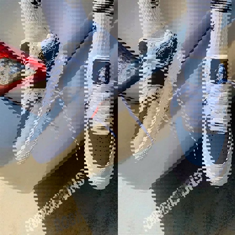 Adidas x Dallas Cowboys AF 1 Sneaker Blue and White