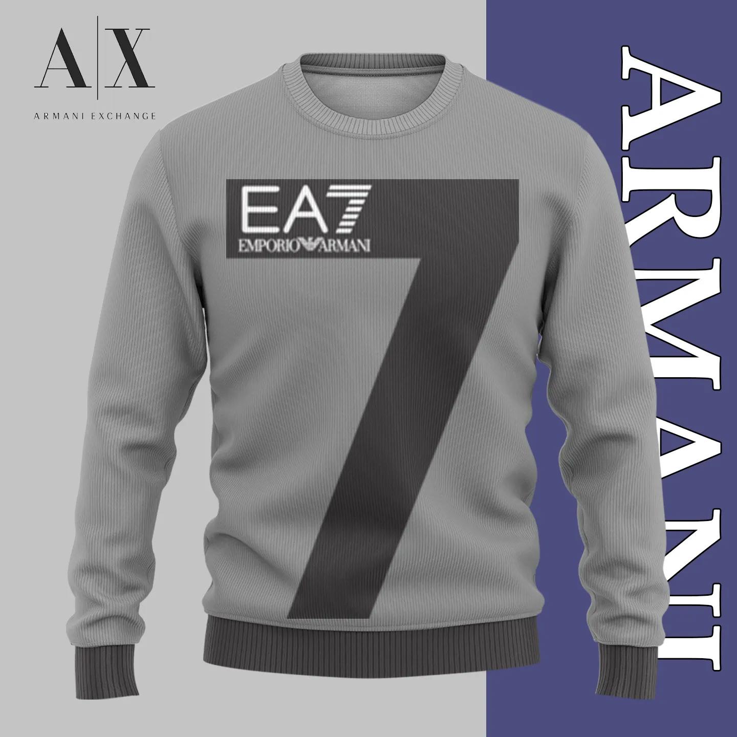 Armani Exchange Statement Grey Sweater