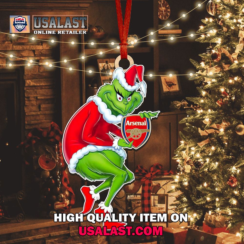 Arsenal Grinch Ornament Limited Edition Statement Piece