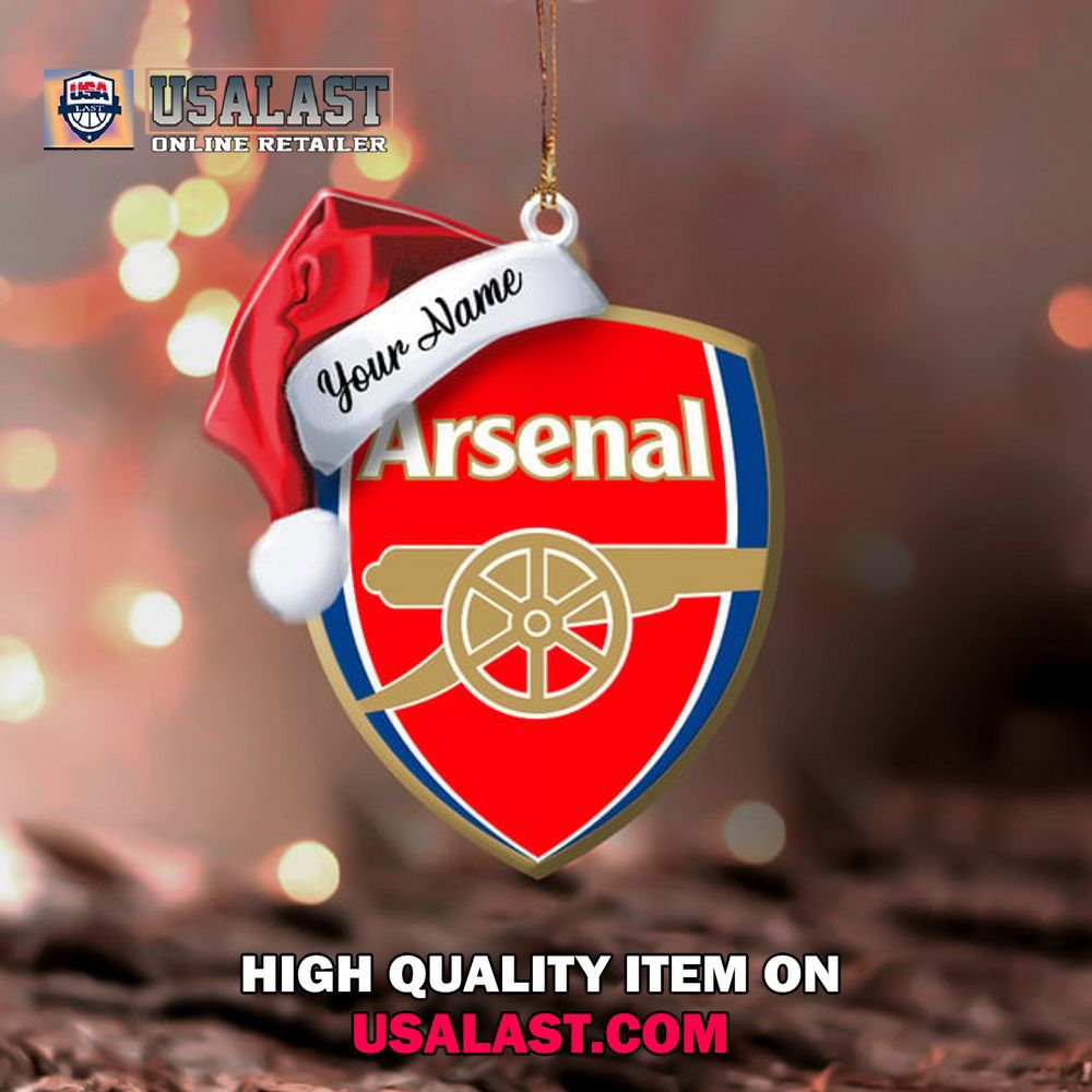 Arsenal Statement Ornament with Personalizable Banner