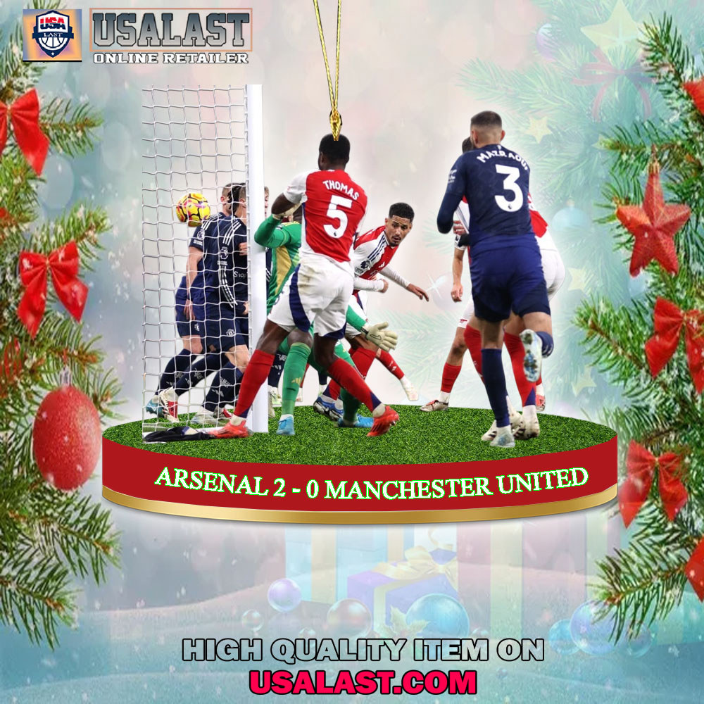 Arsenal vs. Manchester United Statement Ornament