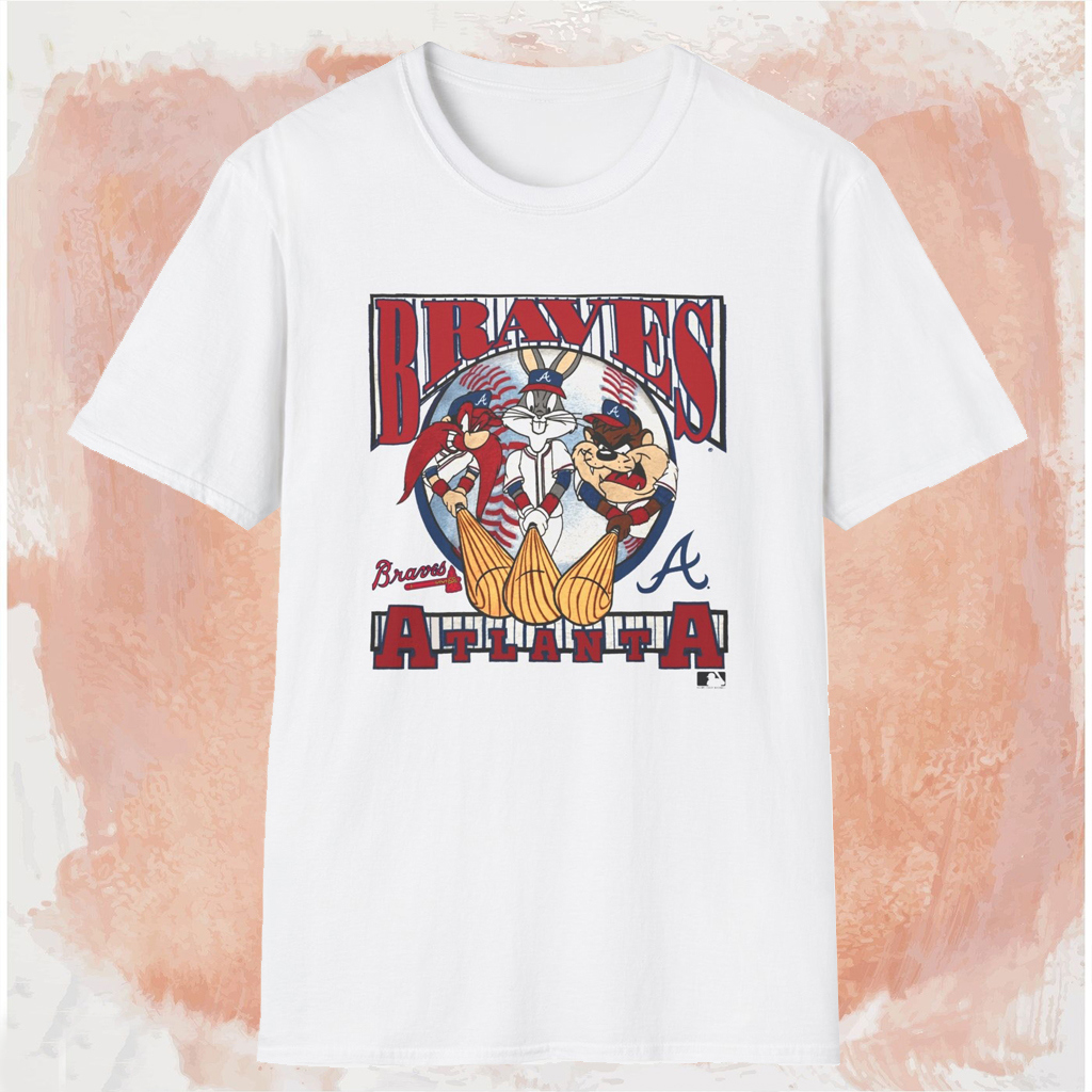 Atlanta Braves Bugs Bunny T-Shirt 3D