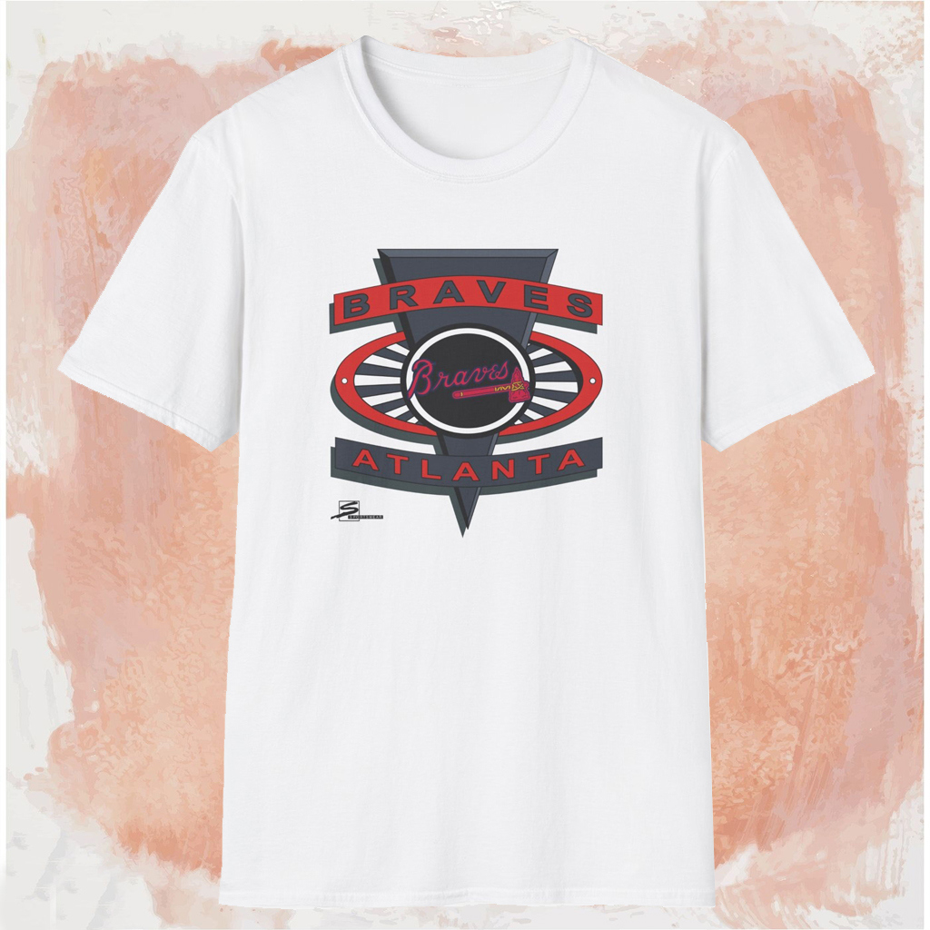 Atlanta Braves Statement T-Shirt 3D White Edition