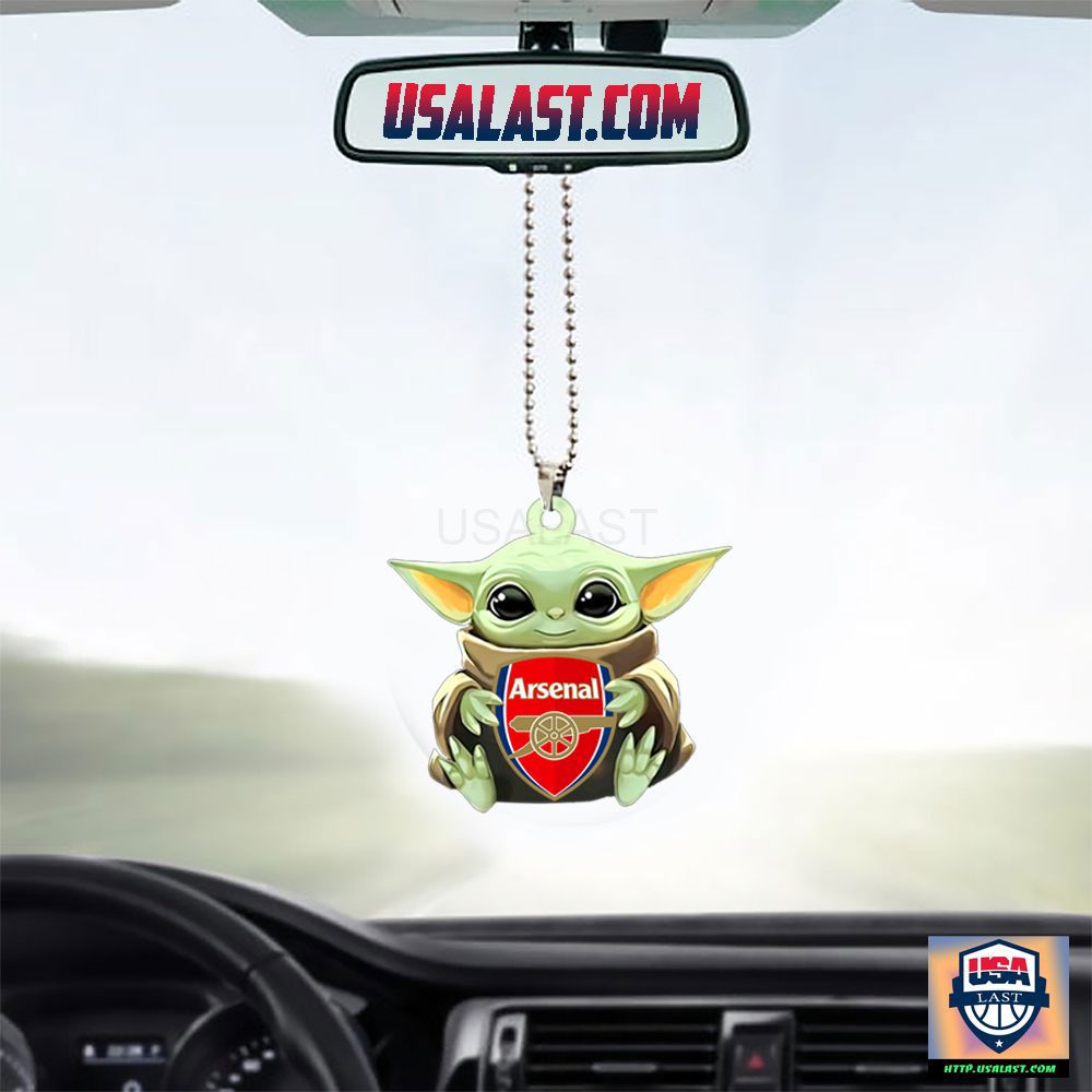 Baby Yoda Arsenal Ornament Charm Pendant