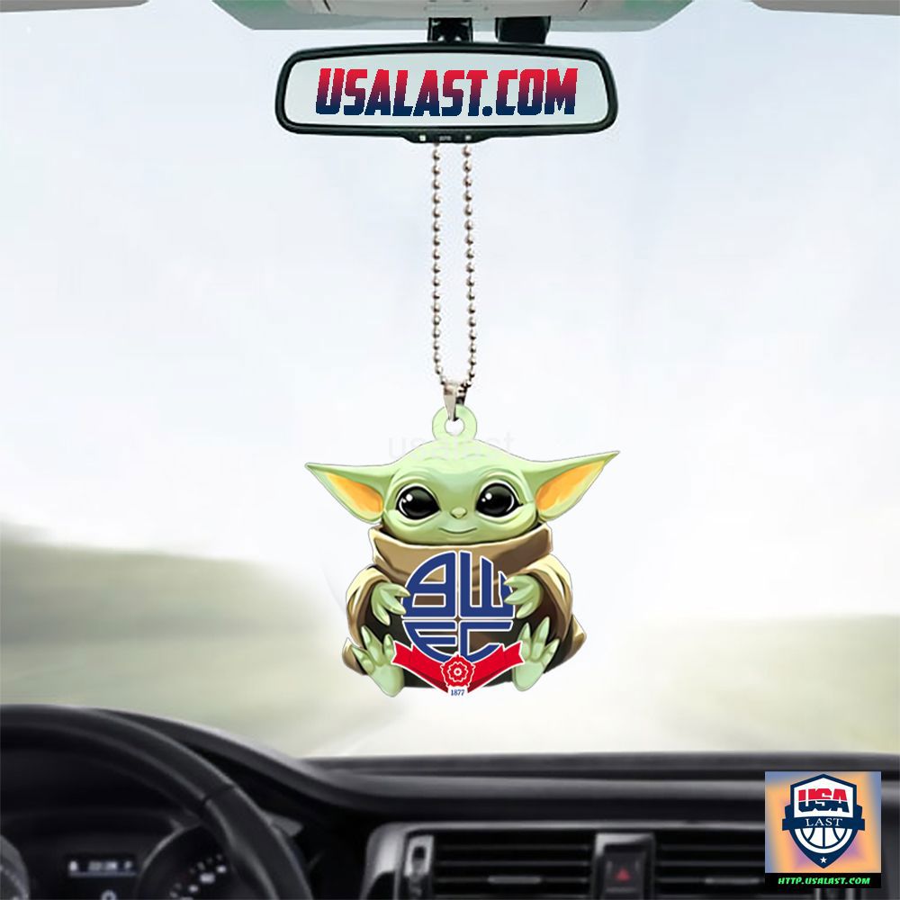 Baby Yoda Car Charm with Exclusive Brand Logo and Statement Ornament
