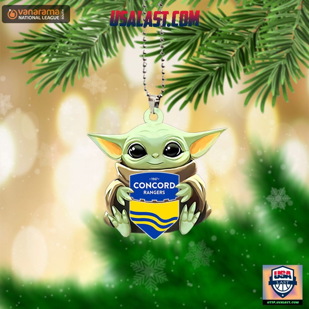 Baby Yoda Concord Rangers Ornament Charm