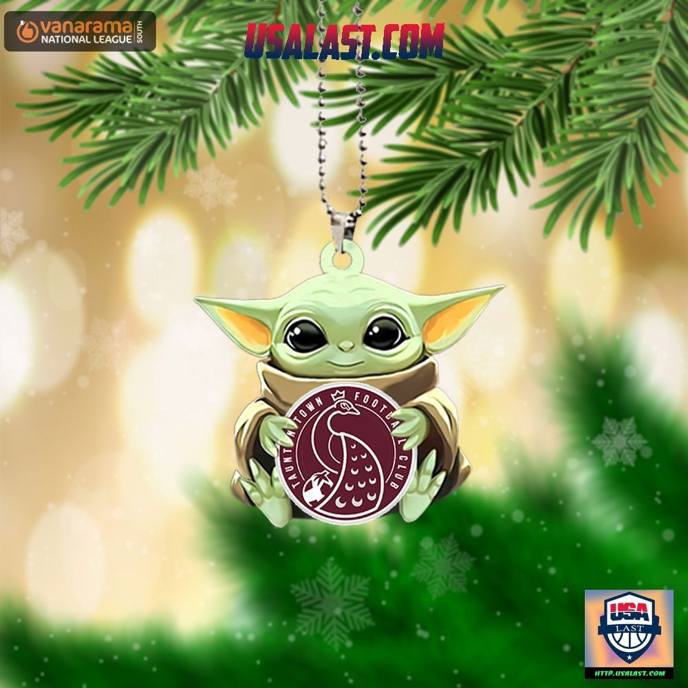 Baby Yoda Football Club Ornament by USA Last