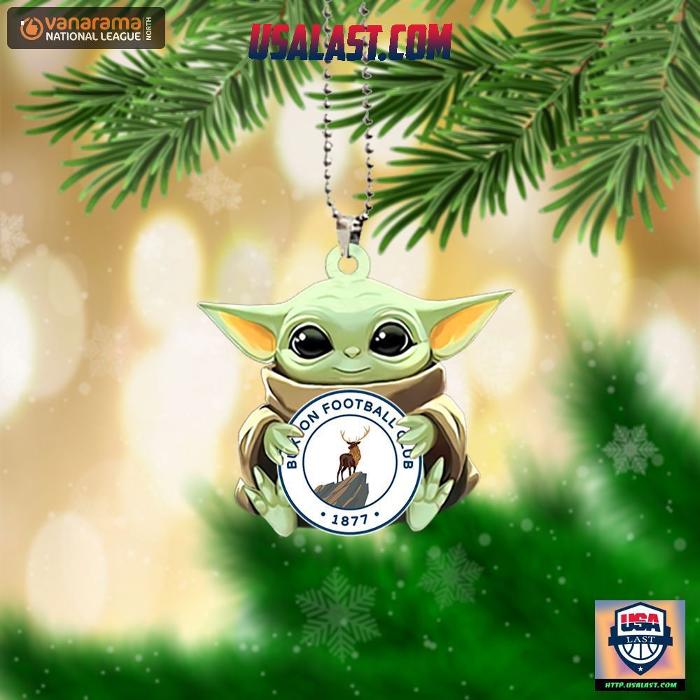 Baby Yoda Football Club Ornament | Statement Piece for the Collector's Edition