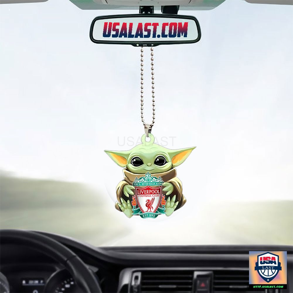 Baby Yoda Liverpool Ornament with Bold Statement and Premium Finish