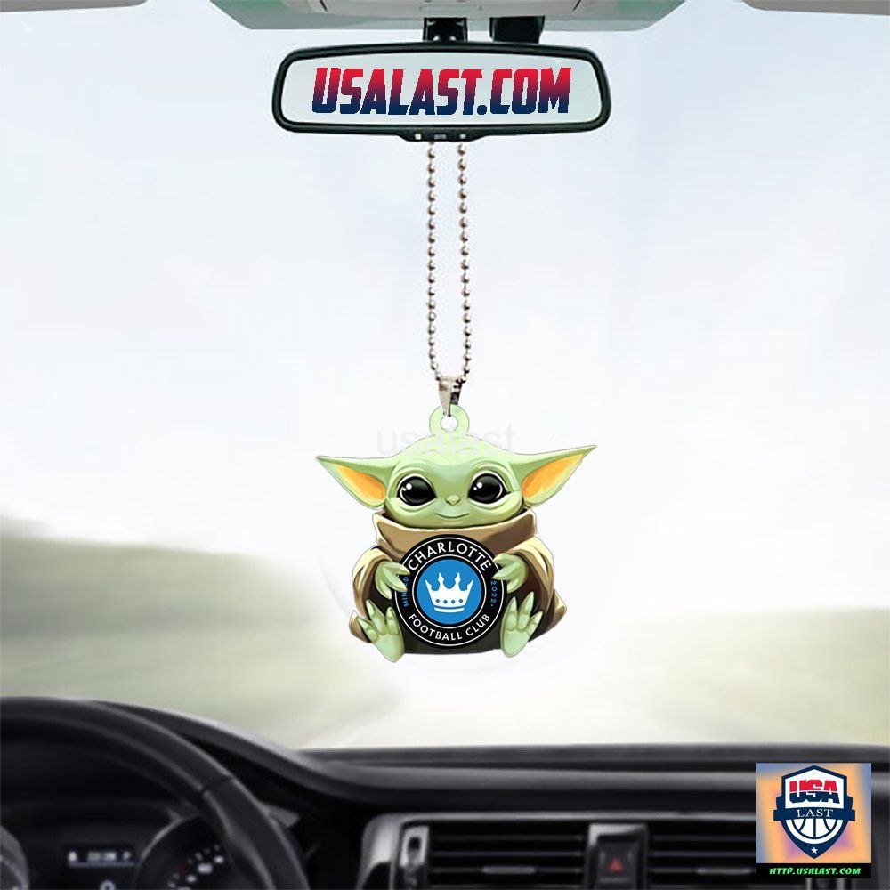 Baby Yoda Ornament Charm | Charlotte Football Club Exclusive Edition