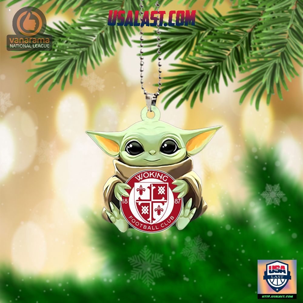 Baby Yoda Ornament Woking Football Club Statement Piece