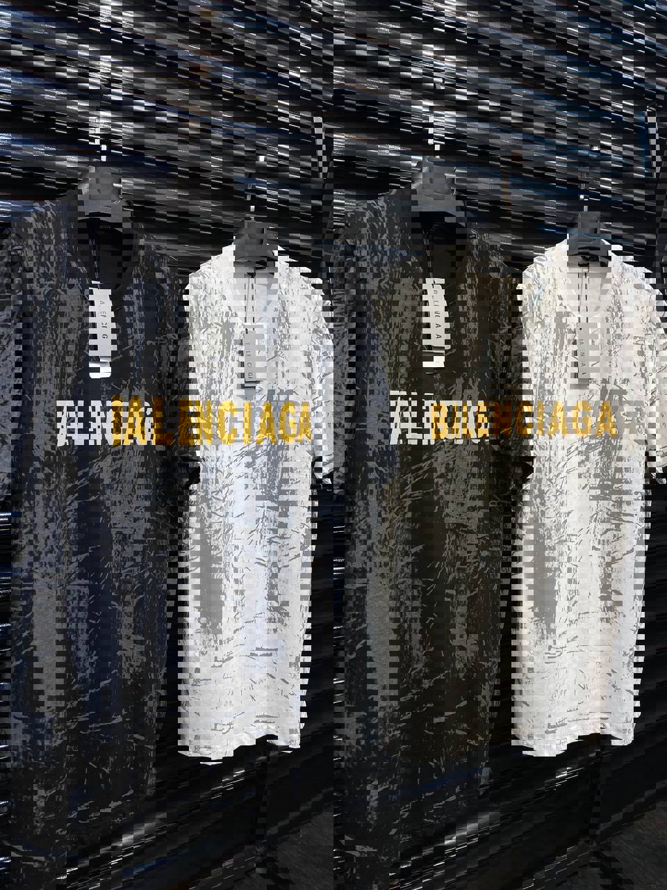 Balenciaga Artistic Print Sweater & Statement Piece