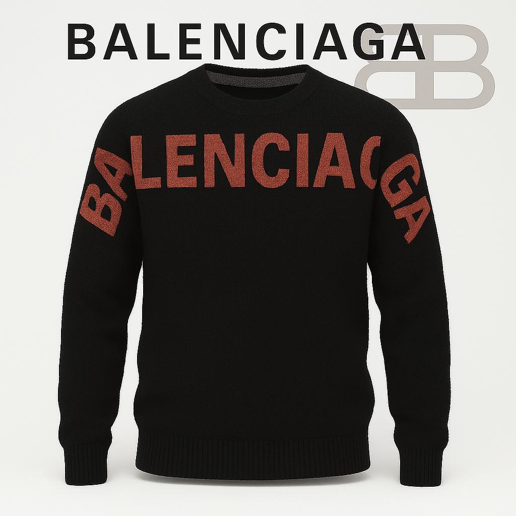 Balenciaga Black Statement Sweater