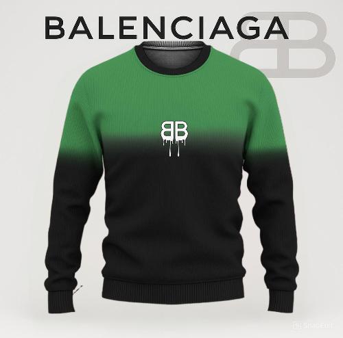 Balenciaga Bold Gradient Knit Sweater