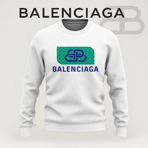 Balenciaga Bold White Sweater