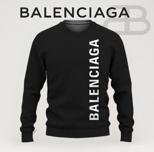 Balenciaga Luxe Black Knit Sweater