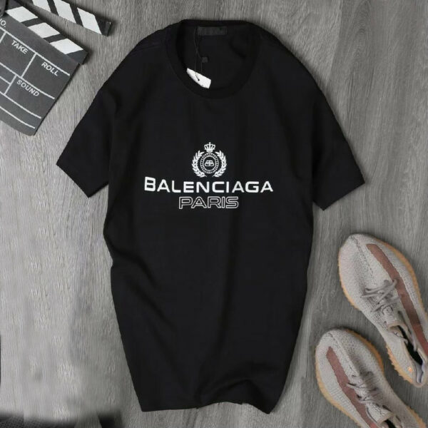 Balenciaga Paris Iconic Black T-Shirt