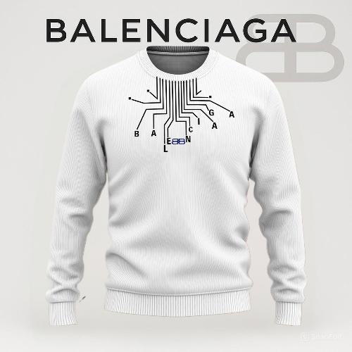 Balenciaga Statement Circuit Sweater