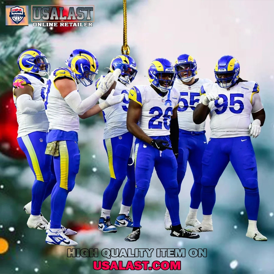 Blue and Yellow Football Jersey Ornaments Statement Piece