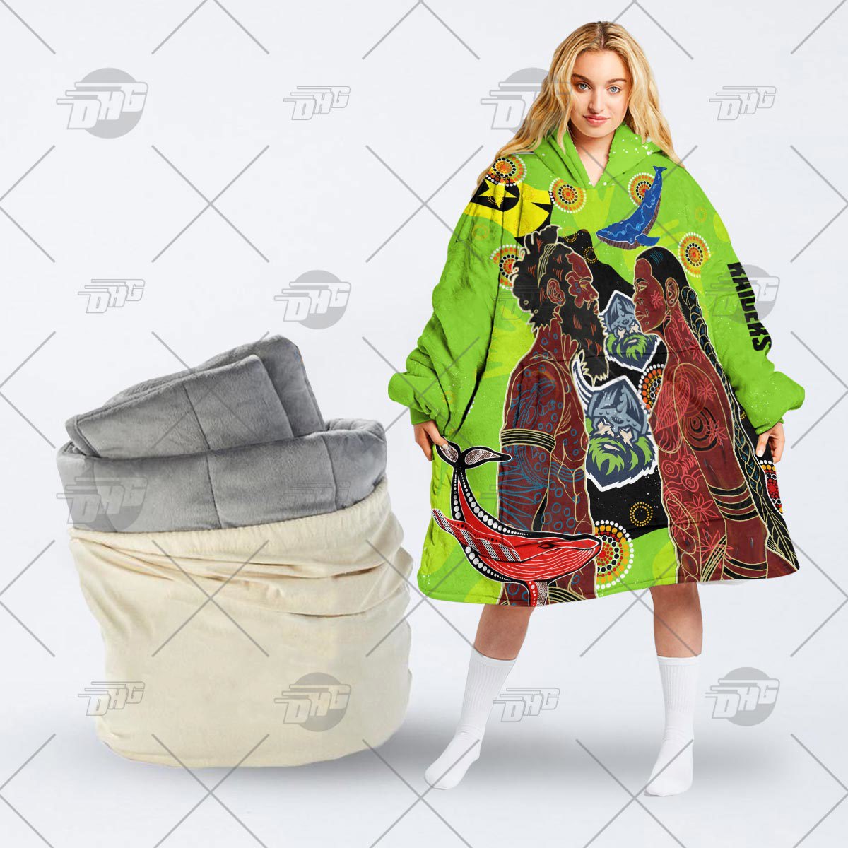 Bold Indigenous Art Hoodie Oodie