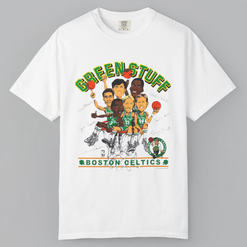 Boston Celtics Green Stuff T-Shirt 3D Exclusive Collector's Edition