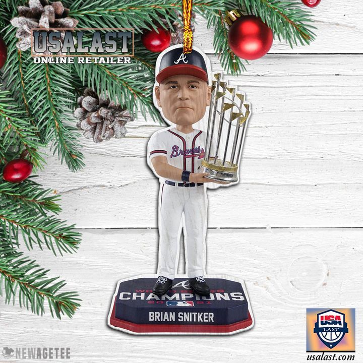 Braves Baseball Champion Ornament – Brian Snitker