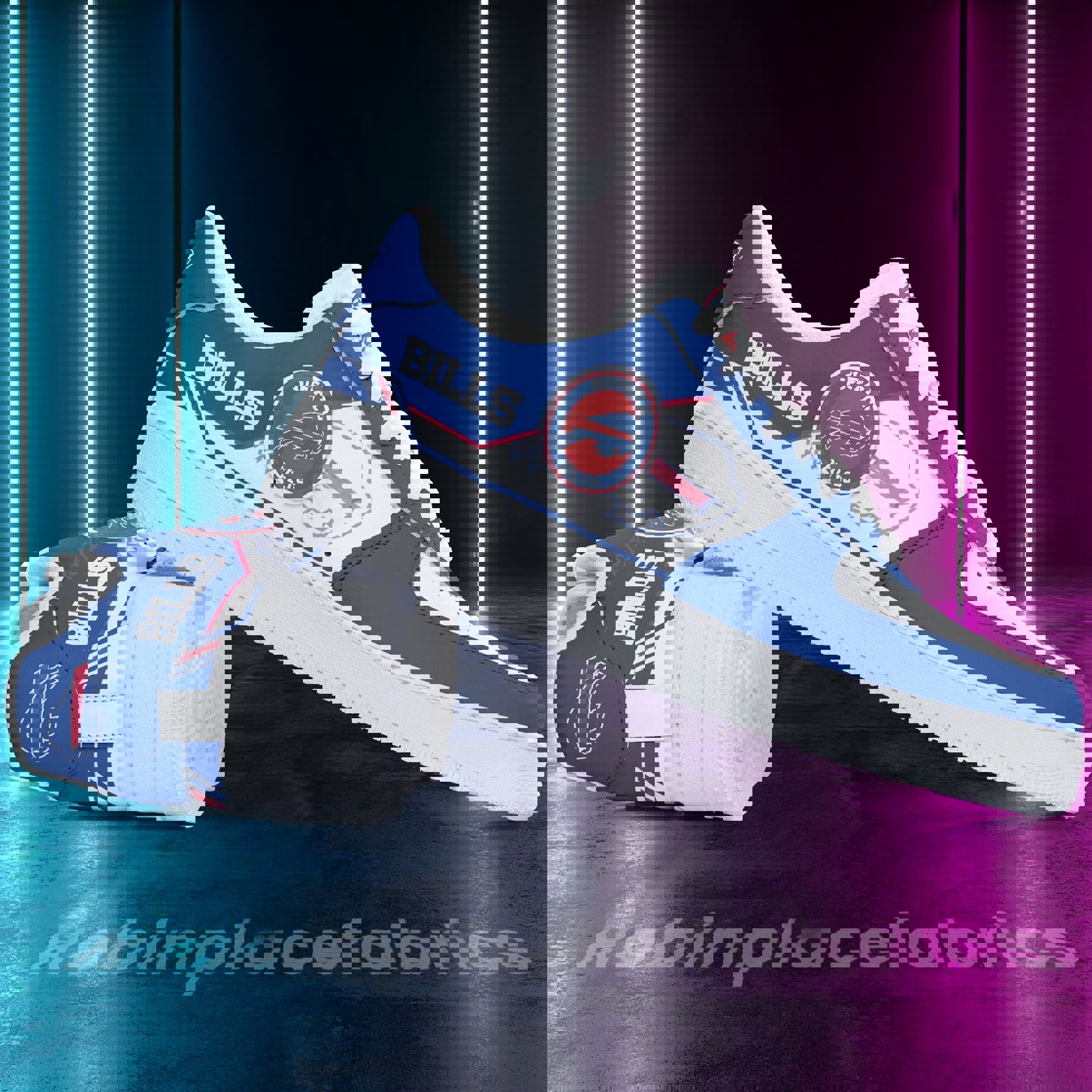 Buffalo Bills AF 1 Sneaker Premium Statement Shoe