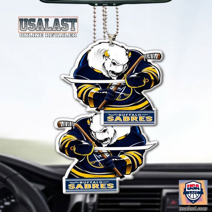 Buffalo Sabres Iconic Hockey Mascot Ornament