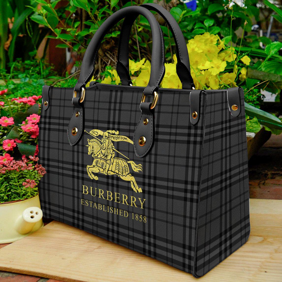 Burberry Check Tote Bag | Luxe Plaid Design