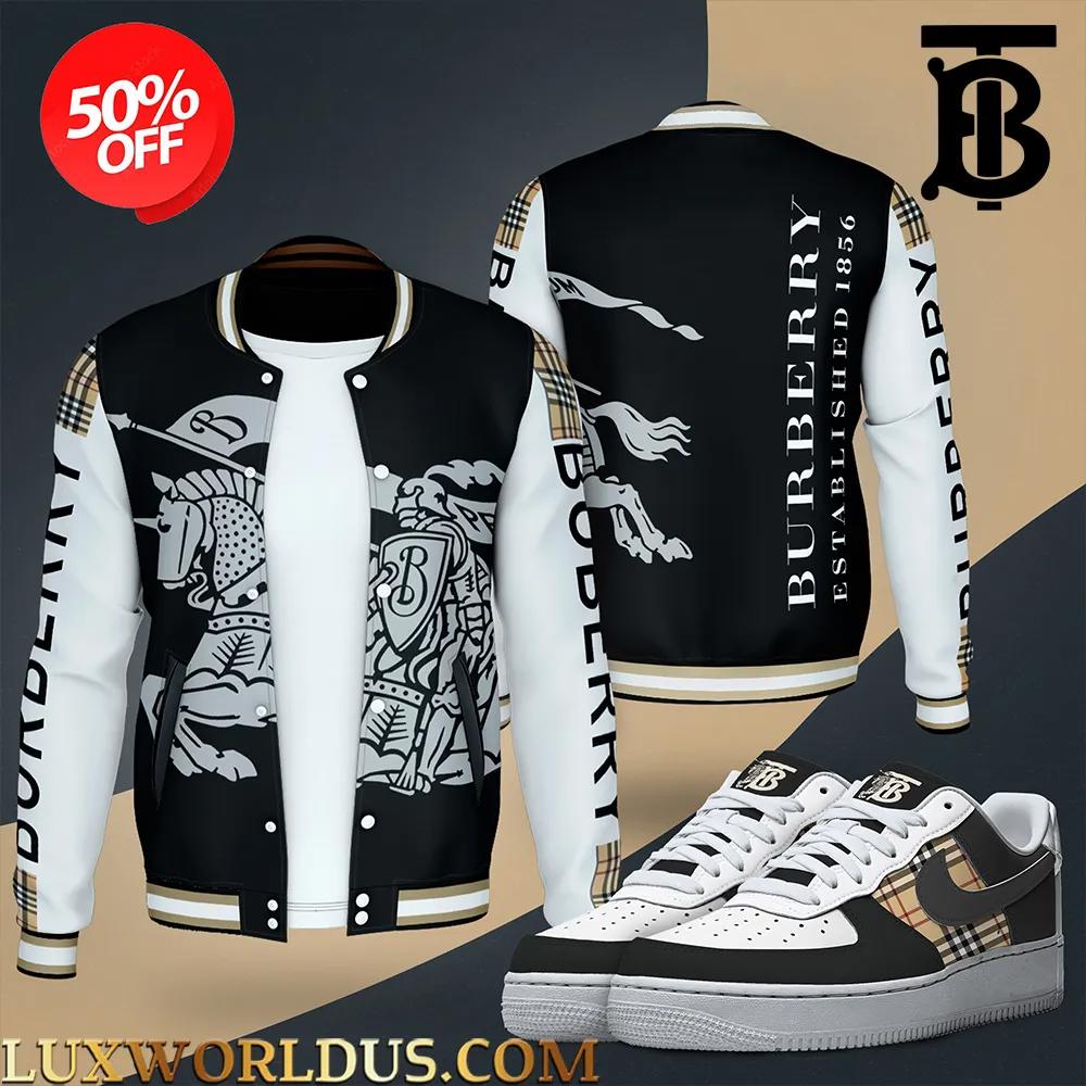 Burberry Iconic Plaid Varsity Jacket Luxury Edition