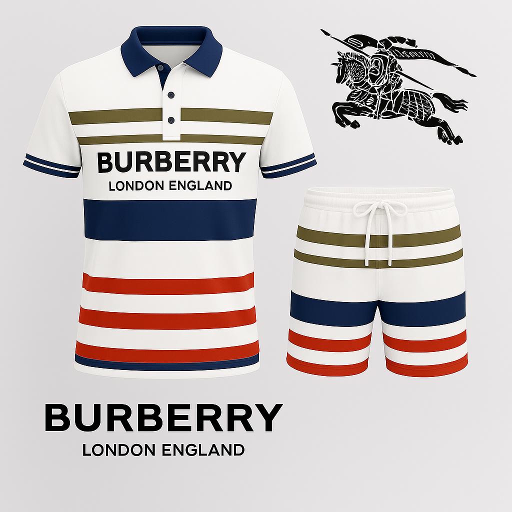Burberry Iconic Striped Polo Short